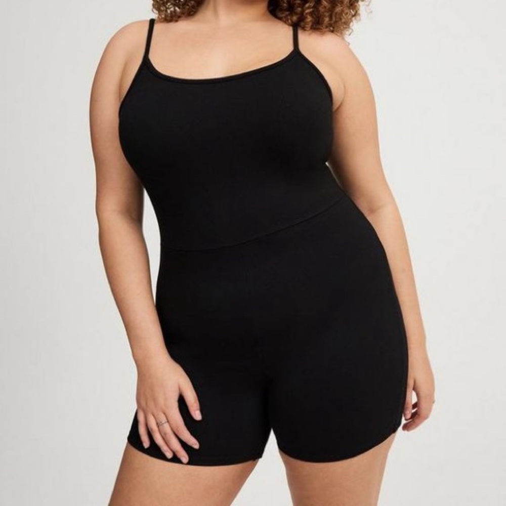 Torrid Black Tank Romper